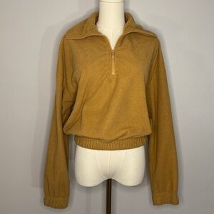 Urban Outfitters Tan Fleece Pullover